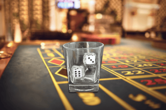 CALIBER GOURMET / CAMPCO CALIBER GOURMET / CAMPCO - LAST MAN STANDING Dice Whiskey Glass