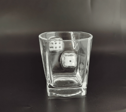 CALIBER GOURMET / CAMPCO CALIBER GOURMET / CAMPCO - LAST MAN STANDING Dice Whiskey Glass