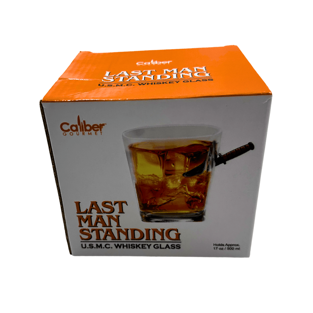 CALIBER GOURMET / CAMPCO CALIBER GOURMET / CAMPCO - Last Man Standing USMC Knife Whiskey Glass