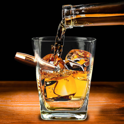 CALIBER GOURMET / CAMPCO CALIBER GOURMET / CAMPCO - Last Man Standing Whiskey Glass w/ Bullet