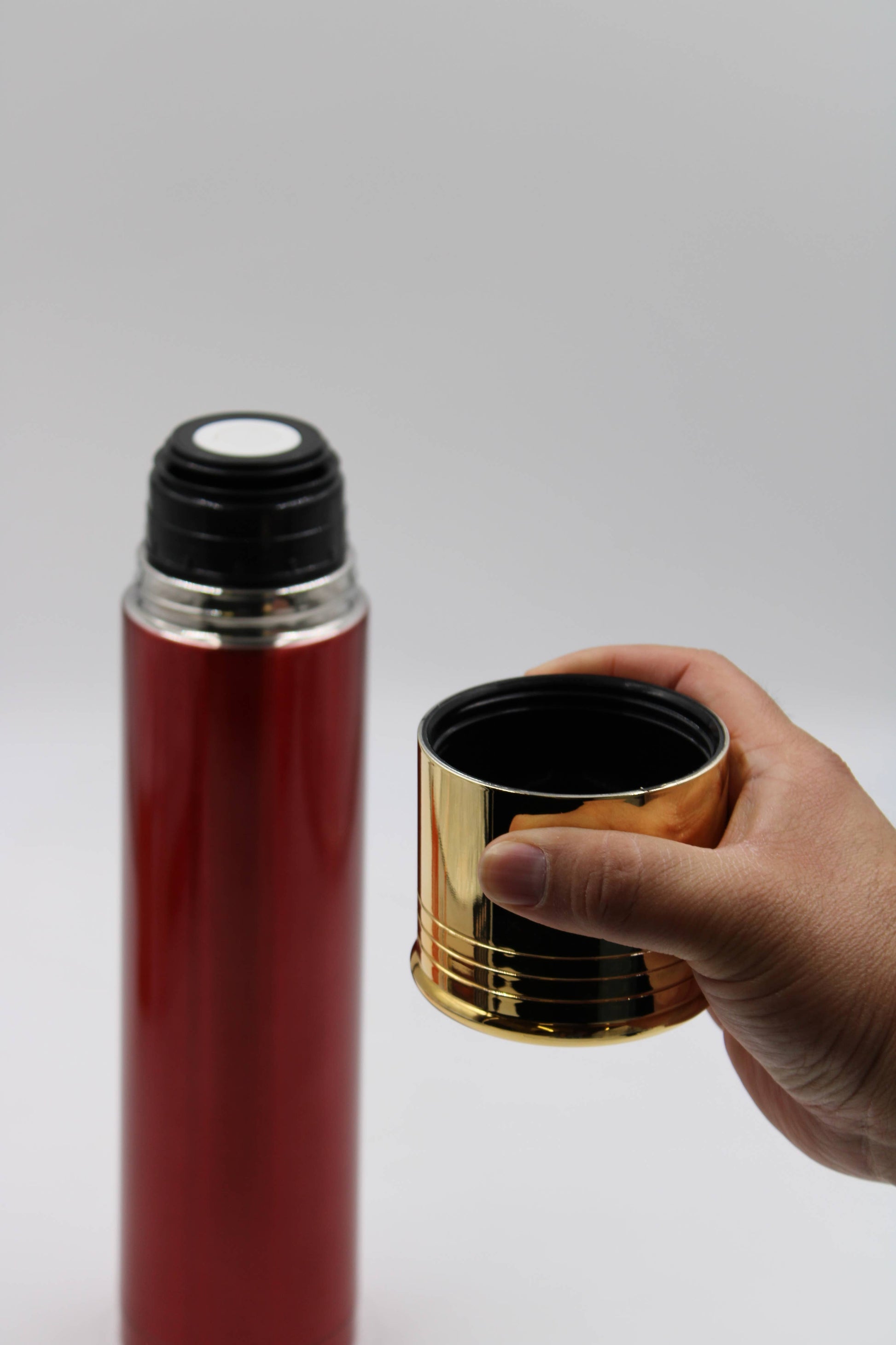 CALIBER GOURMET / CAMPCO CALIBER GOURMET / CAMPCO - Shotgun Shell Red Thermo Bottle 1 Liter 13" Tall Insulated