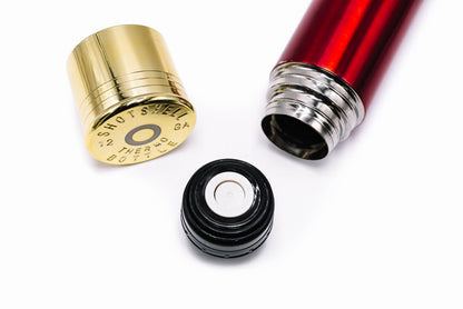 CALIBER GOURMET / CAMPCO CALIBER GOURMET / CAMPCO - Shotgun Shell Red Thermo Bottle 1 Liter 13" Tall Insulated
