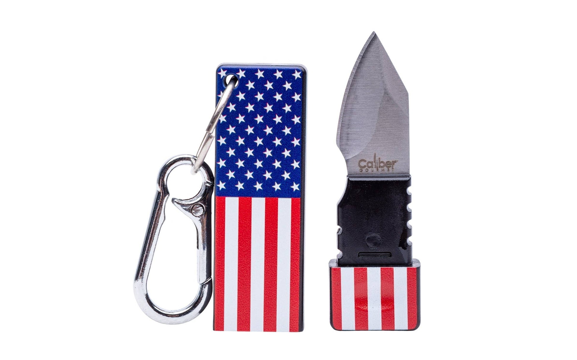CALIBER GOURMET / CAMPCO CALIBER GOURMET / CAMPCO - USA Knife Keychain Display of 12