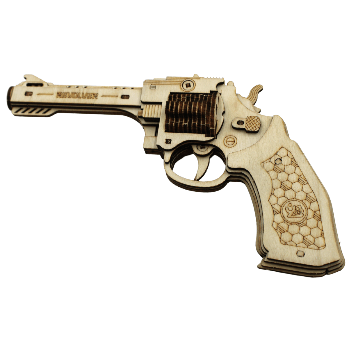 CALIBER GOURMET / CAMPCO Revolver Wood Puzzle Gun