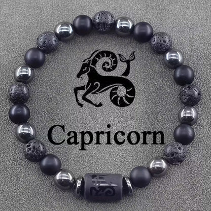 Zodiac Hematite Bracelet