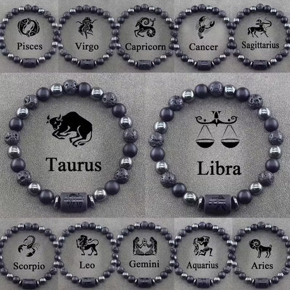 Zodiac Hematite Bracelet