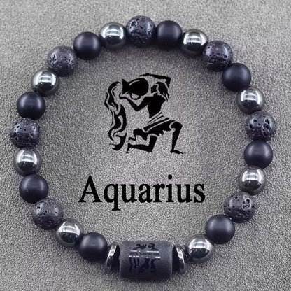 Zodiac Hematite Bracelet