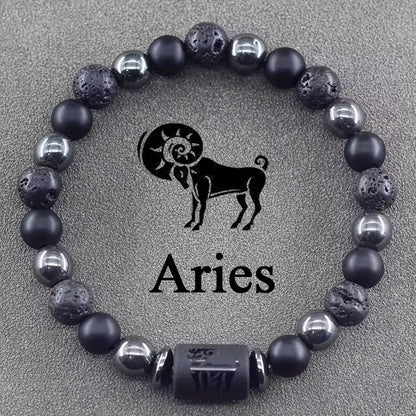 Zodiac Hematite Bracelet