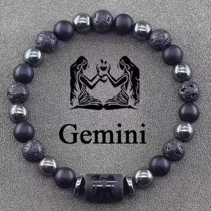Zodiac Hematite Bracelet