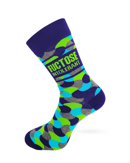 Fuctose Intolerant Men's Novelty Crew Socks
