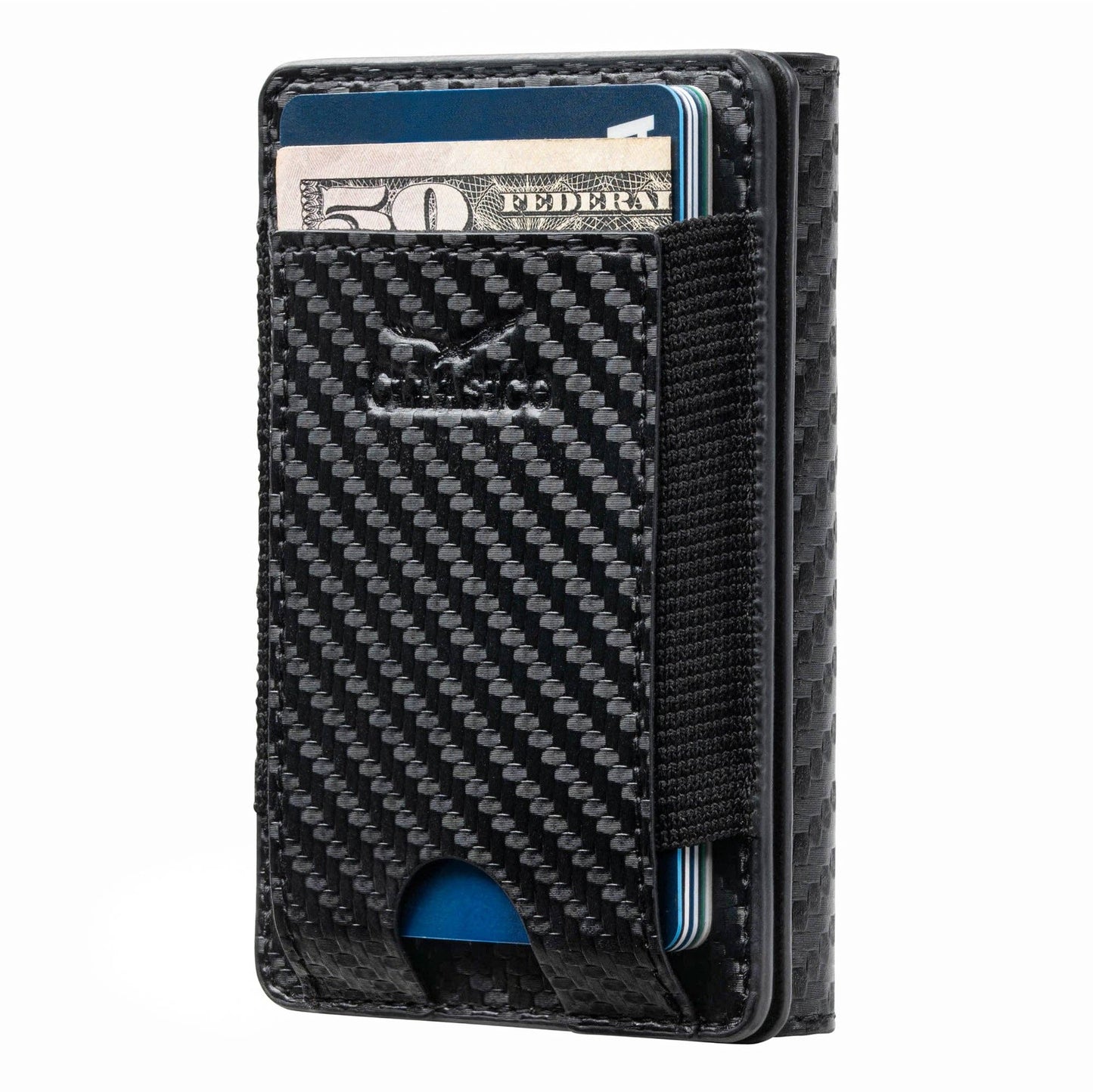 Claasico Claasico - Claasico MagSafe Wallet for Men | Slim RFID Blocking Leather Card Holder with Pop-Up Mechanism: Tan