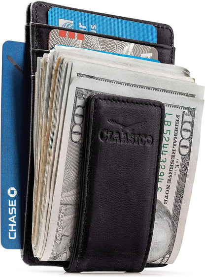 Claasico Claasico - Money Clip Leather Wallet For Men: California Dessert