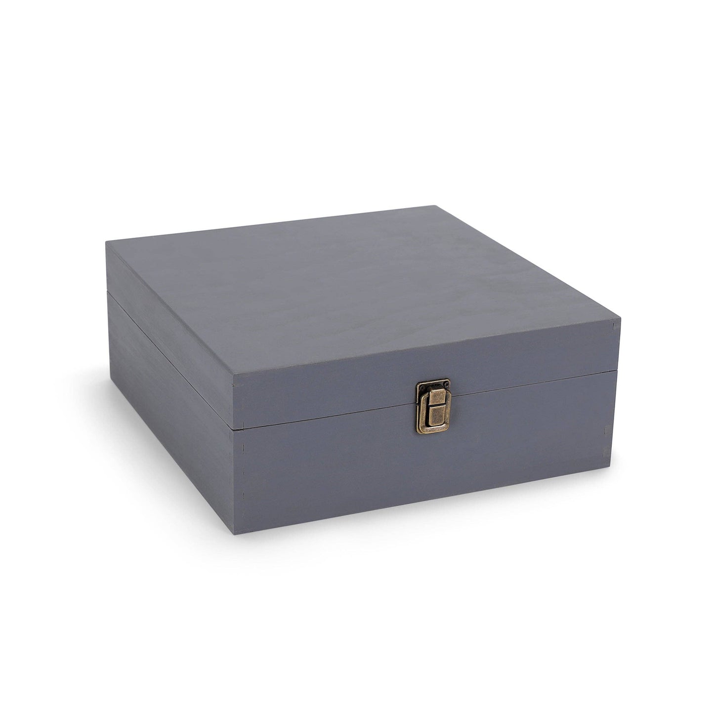 MakerFlo - Wood Memory Boxes, Large: Ebony (Black) / Singles