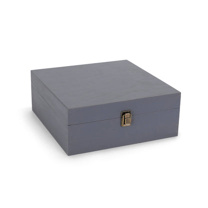 MakerFlo - Wood Memory Boxes, Large: Ebony (Black) / Singles