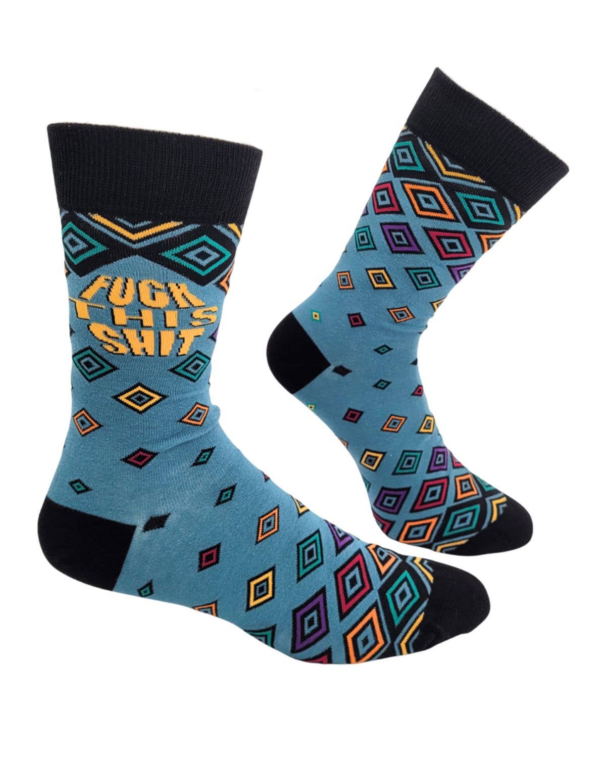 Fuck This Shit Men's Novelty Crew Socks