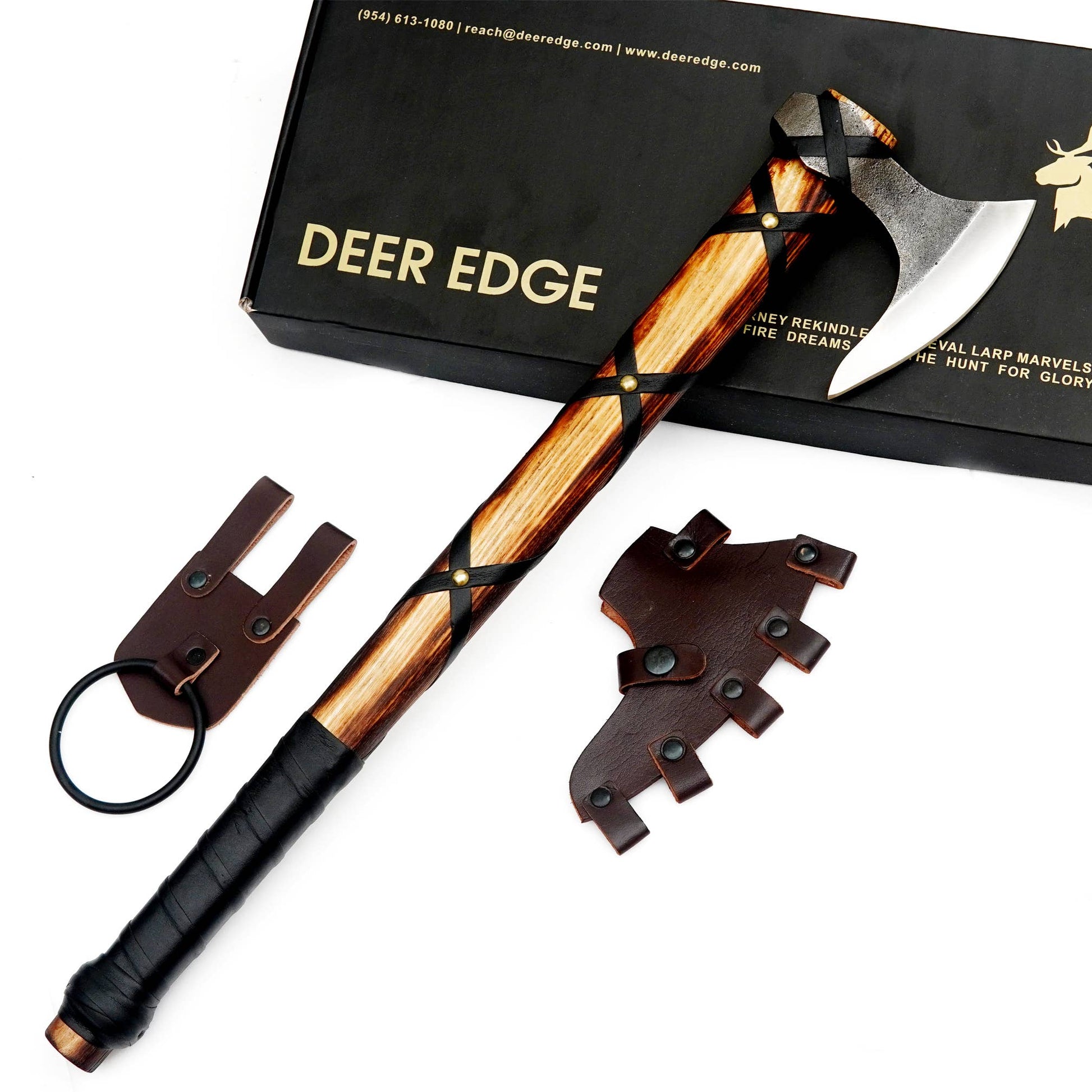 Deer Edge Deer Edge - Custom made Axe with Leather cover