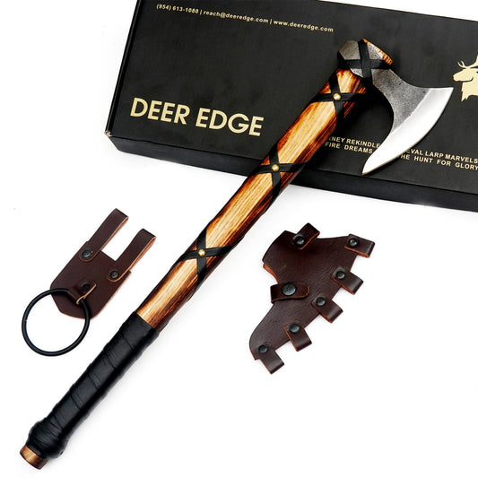 Deer Edge Deer Edge - Custom made Axe with Leather cover