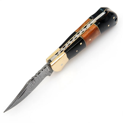 Deer Edge Deer Edge - Custom made pocket knife with premium quality leather case
