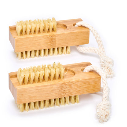 Desesh Desesh - Wood Nail Brush (Plastic Free, Vegan, Unbranded, Unpackaged)