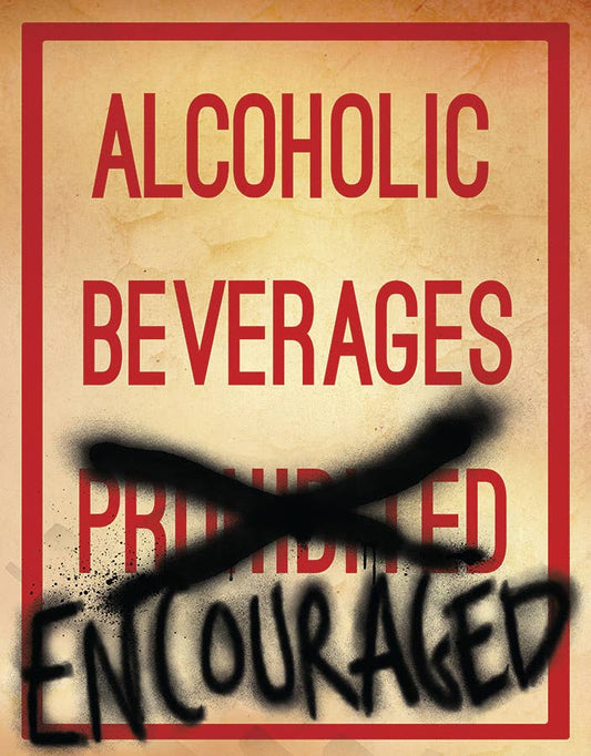 Desperate Enterprises Desperate Enterprises - Alcoholic Beverages Tin Sign