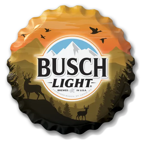 Desperate Enterprises Desperate Enterprises - Anheuser-Busch - Busch Light Hunting 18" Bottle Cap
