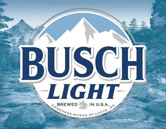 Desperate Enterprises Desperate Enterprises - Busch Light Logo Tin Sign