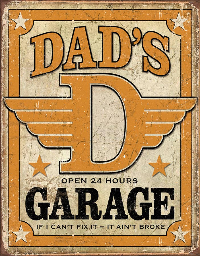 Desperate Enterprises Desperate Enterprises - Dad's Garage Tin Sign