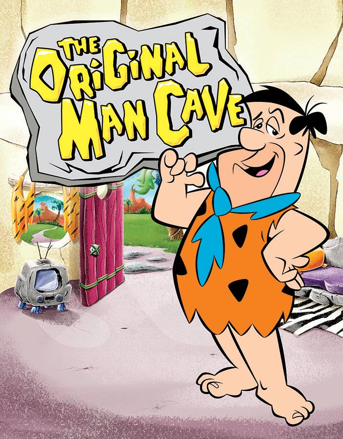 Desperate Enterprises Desperate Enterprises - Flintstones - Man Cave Tin Sign