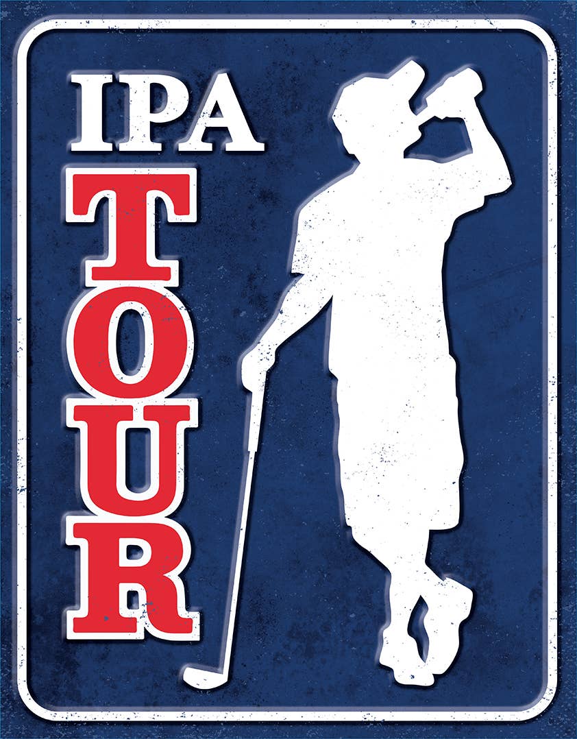 Desperate Enterprises Desperate Enterprises - IPA Tour Tin Sign