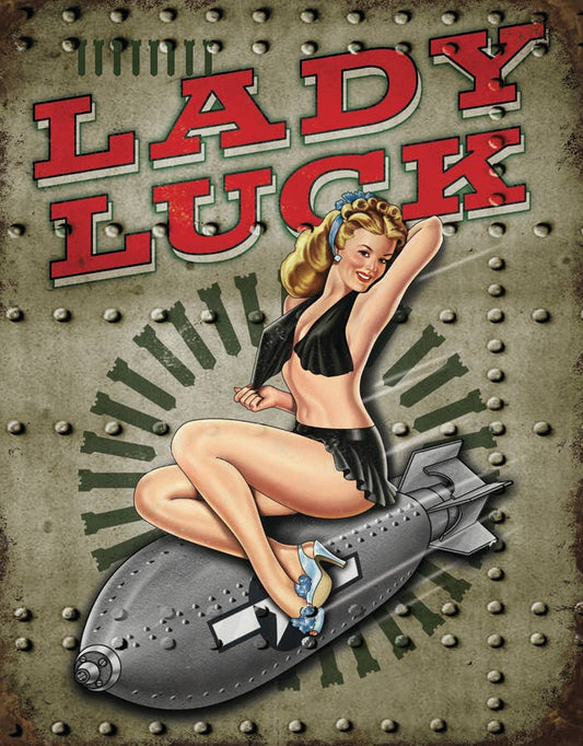 Desperate Enterprises Desperate Enterprises - Legends - Lady Luck Tin Sign