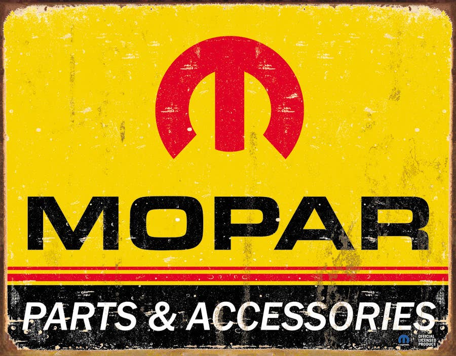 Desperate Enterprises Desperate Enterprises - Mopar Logo '64 - '71 Tin Sign