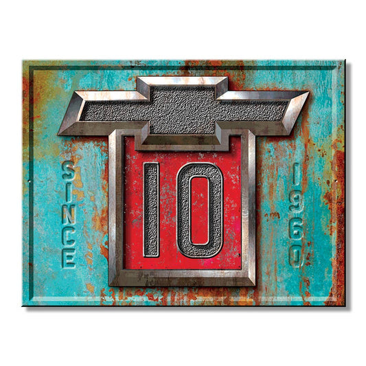 Desperate Enterprises Desperate Enterprises - SH - CHEVY C10 10.75in x 8.25in. Tin Sign