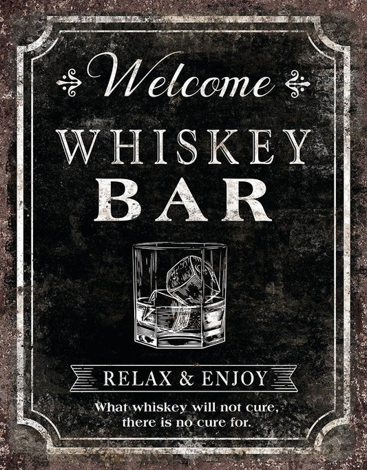 Desperate Enterprises Desperate Enterprises - Whiskey Bar Tin Sign