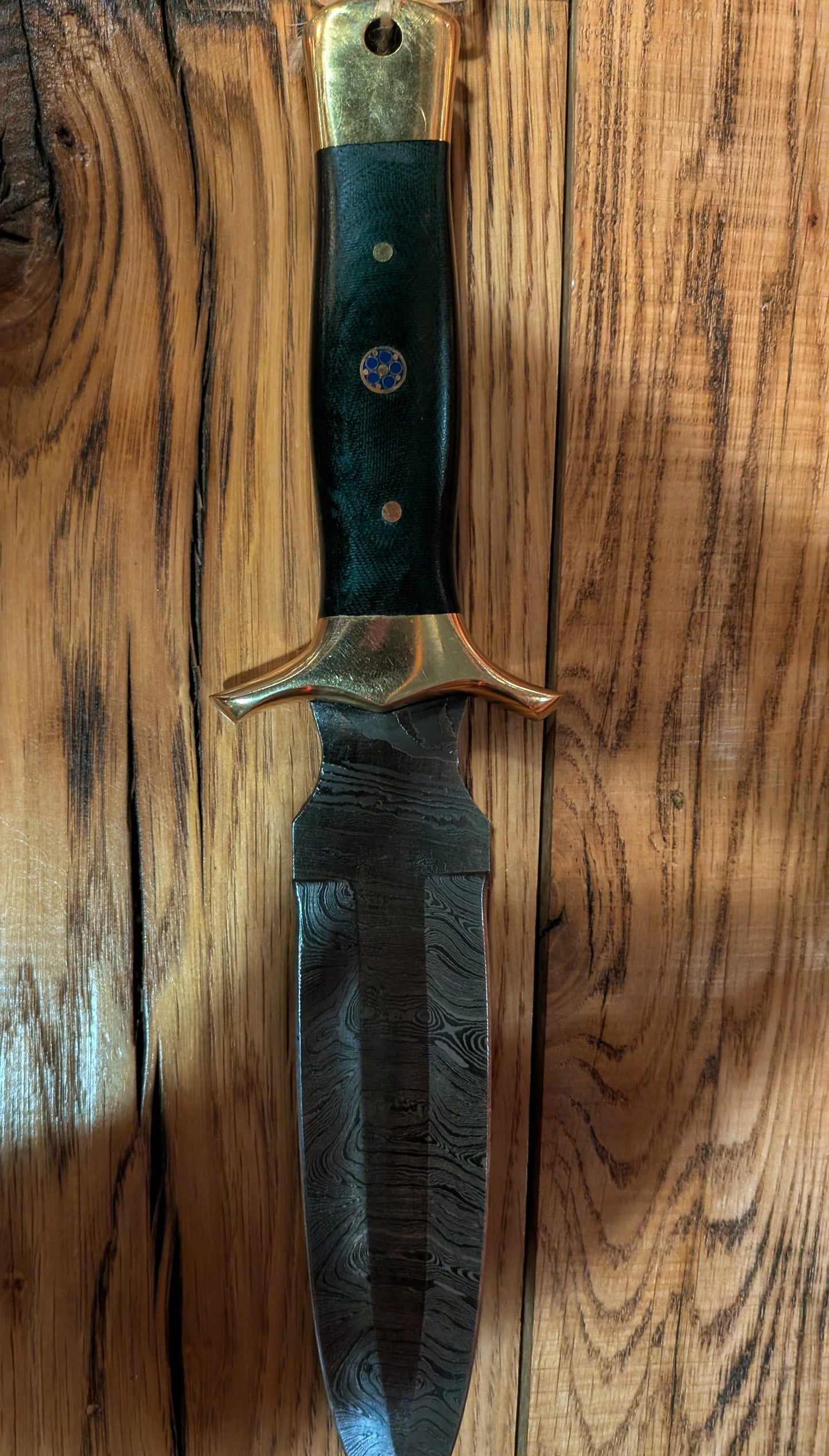 El Matador Dagger Green and Gold Dagger - El Matador