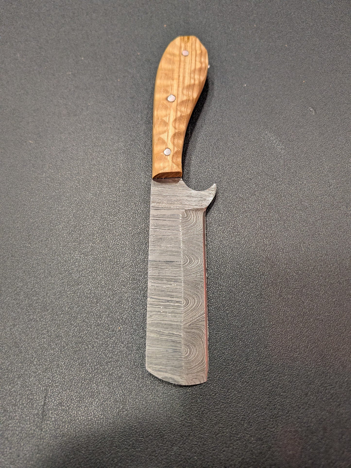 El Matador knife Mini Dragon Scale Cheese Knife - Natural: Lt./Dk.