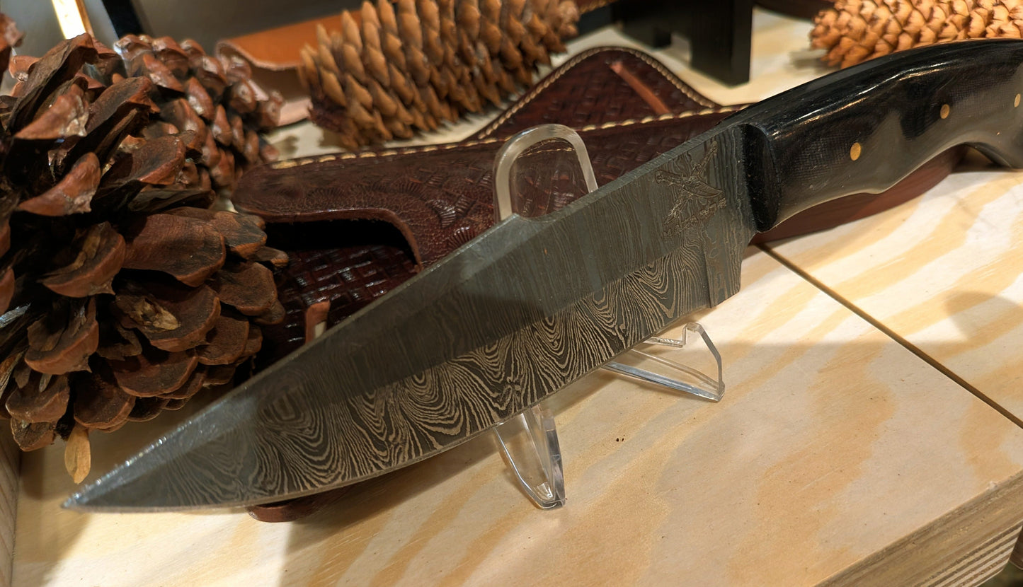 El Matador Knives #17 - El Matador Black Clip Point Hunting Knife