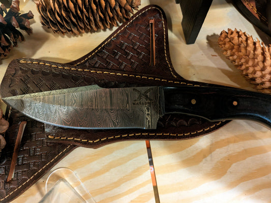 El Matador Knives #17 - El Matador Black Clip Point Hunting Knife