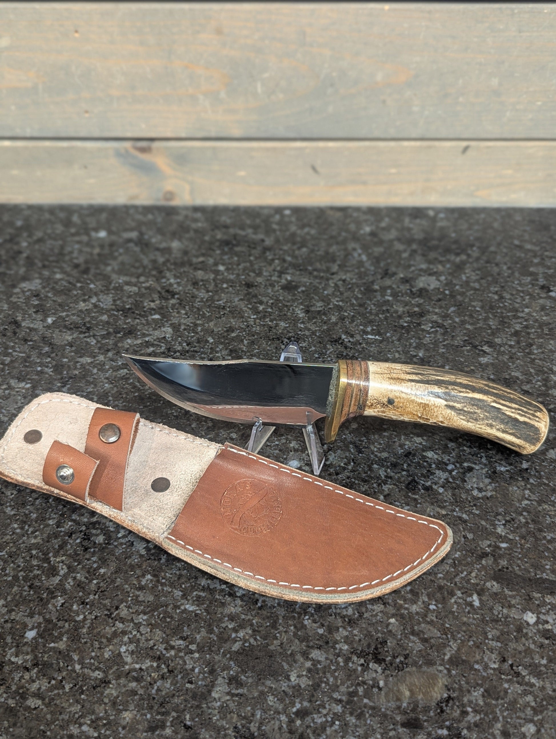 El Matador Knives #18 - El Matador Stag Horn Polished Steel Knife
