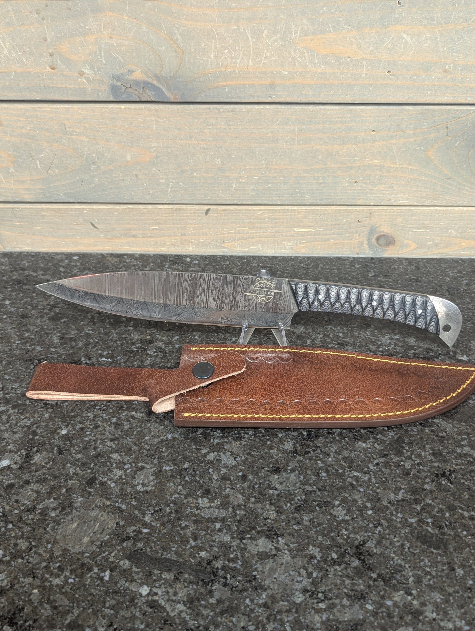 El Matador Knives #3 - El Matador Grey Dragon Scale Chef Knife
