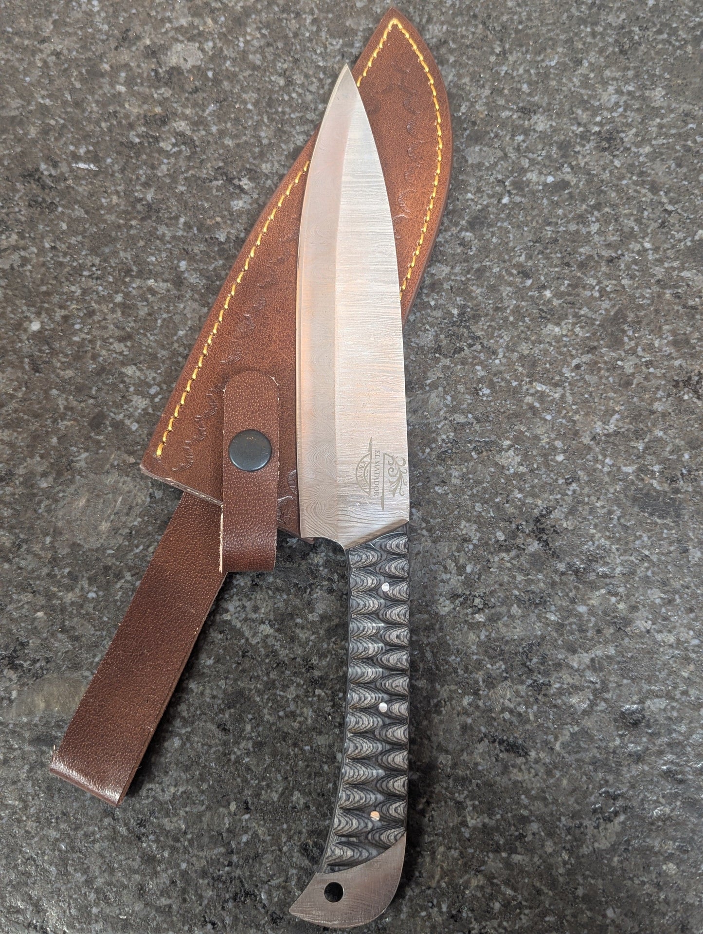 El Matador Knives #3 - El Matador Grey Dragon Scale Chef Knife