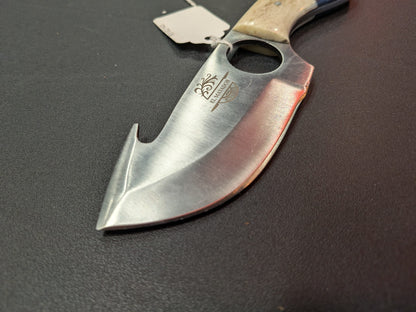 El Matador Knives Carbon Steel Knife #66 - Blue/Ivory Fish Hook Knife