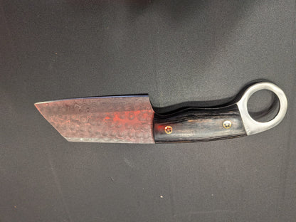 El Matador Knives Damascus Knife #69 - Sm. Tanto Ring Tracker