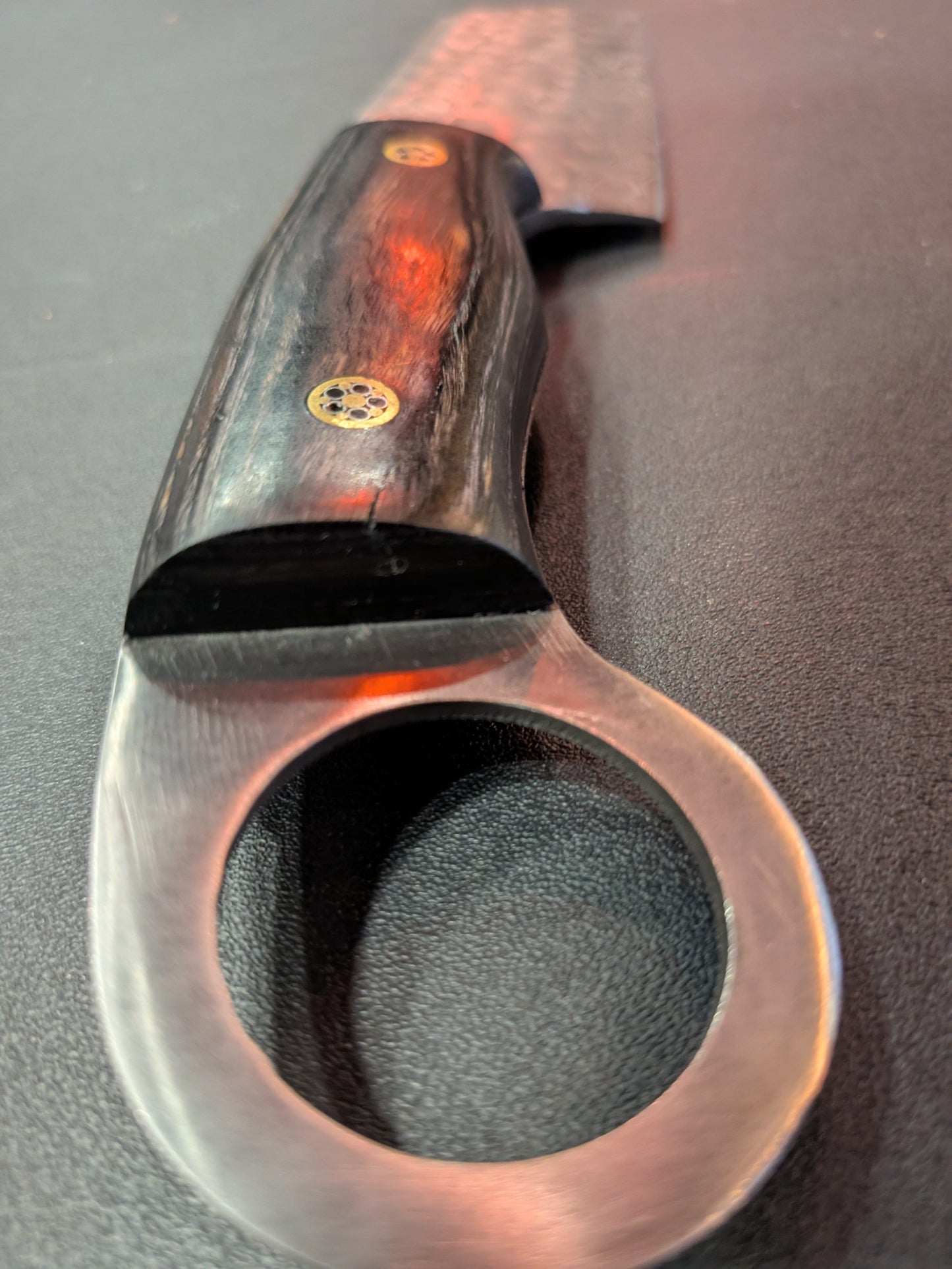 El Matador Knives Damascus Knife #69 - Sm. Tanto Ring Tracker