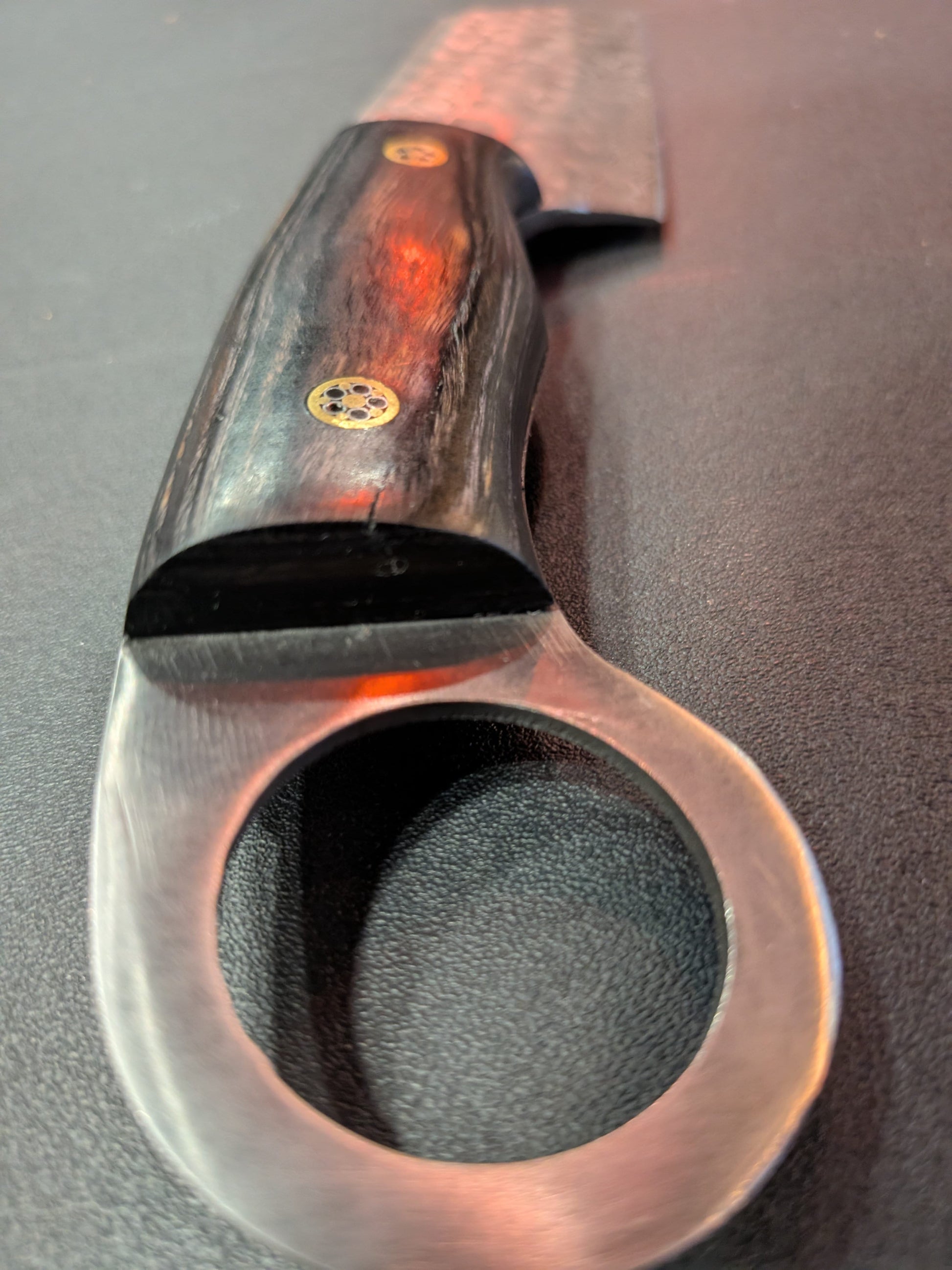 El Matador Knives Damascus Knife #69 - Sm. Tanto Ring Tracker