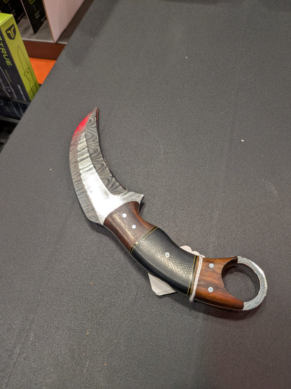 El Matador Knives knife #74 - Wood/Black Karambit