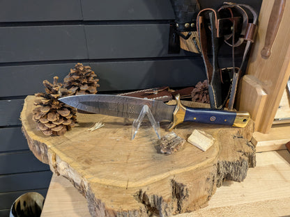 El Matador Knives knife Blue Handle Elvin Dagger - El Matador