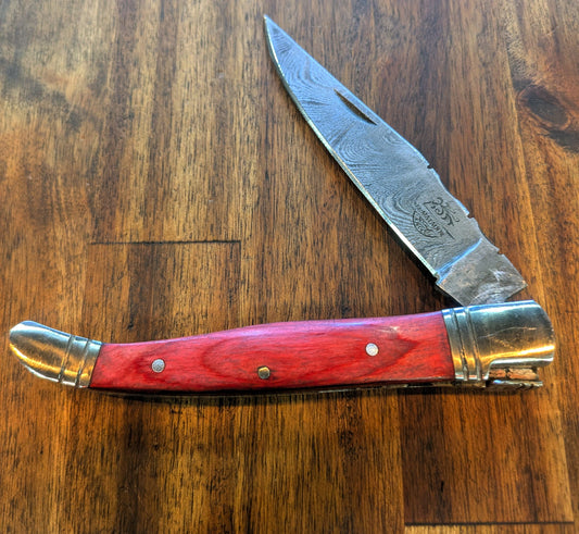 El Matador Knives Pocket Knife (Red) Slim Folder Pocket Knife - El Matador