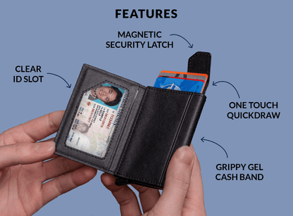 Elliot Havok Elliot Havok - Bando 4.0 - Slim Utility Wallet: Vantablack