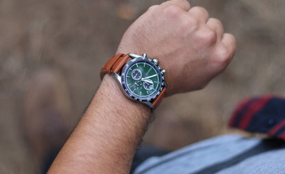 Elliot Havok Elliot Havok - British Green Racer Chronograph - 42mm