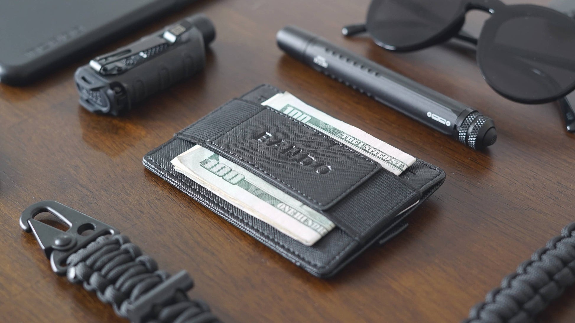Elliot Havok Elliot Havok - Dash BANDO Slim Utility Wallet: Black